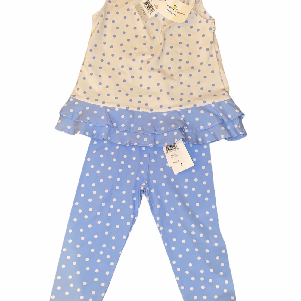 Girls capri/ tank top set size 5